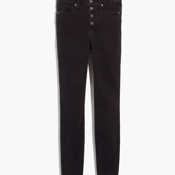 Madewell High Rise Black Jeans - Picture 3 of 8